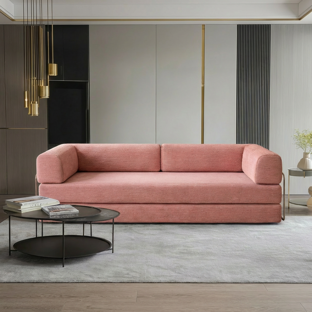 Canapé convertible BIPBOP SOFA transformé en lit confortable