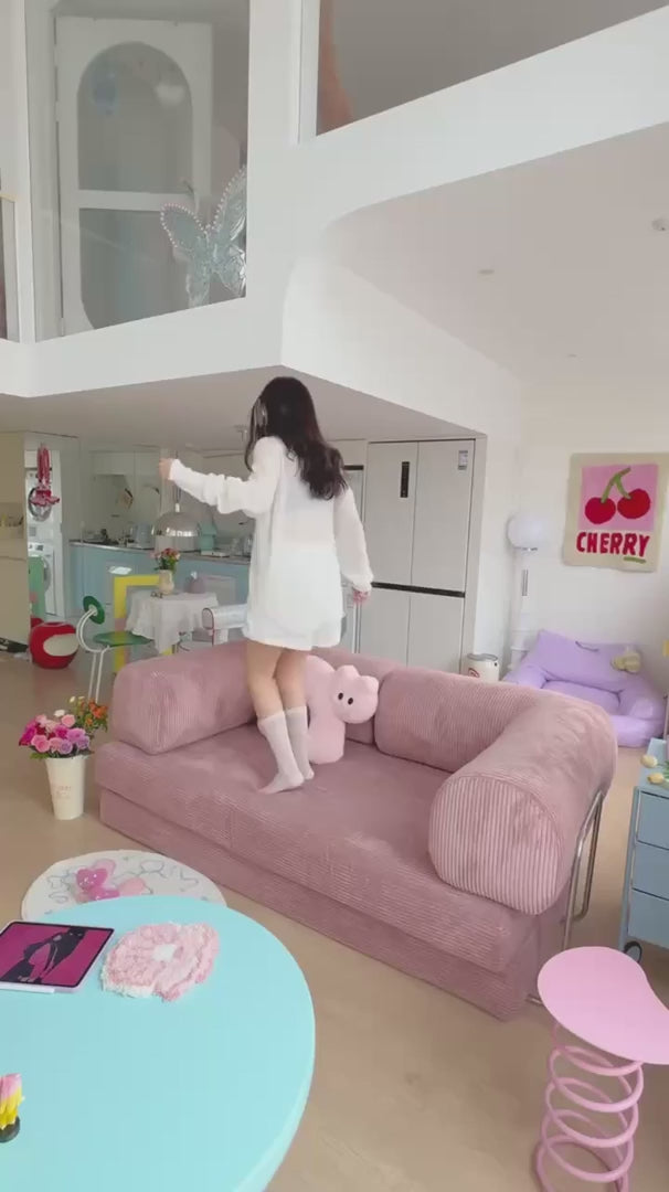 Canapé Convertible Modulable en Velours Côtelé – BIPBOP SOFA